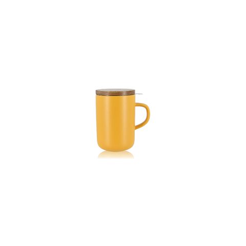 OGO Mug Infuseur Theacute; 475 Ml Living Juliet Gre8s Couvercle Acacia 12,8 X 9 X 13 Cm