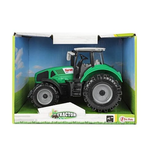 Toi-toys TRACTEUR 19cm friction vert 18x24cm