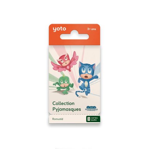 Yoto Pack 3 cartes audio pour conteuse d'histoire Collection Pyjamasques