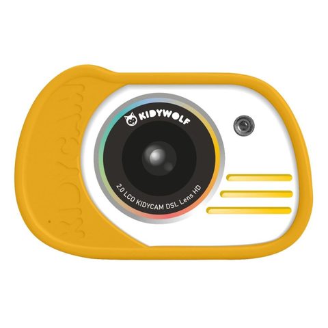 Kidywolf Appareil Photo Enfant Kidycam - Jaune, Idéal pour Aventures Quotidiennes