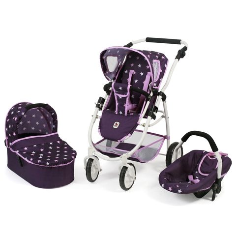 Bayer Chic 2000 La Poussette Combinée Pour Poupée 3 En 1 Emotion All In - Coloris 71