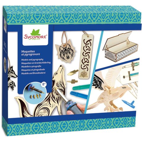 Sycomore Kit De Pyrogravure Celtique Lovely Box Xl Symbore