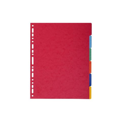 Exacompta 2606e Intercalaire Carton Multicolore 6 Pièce(s)