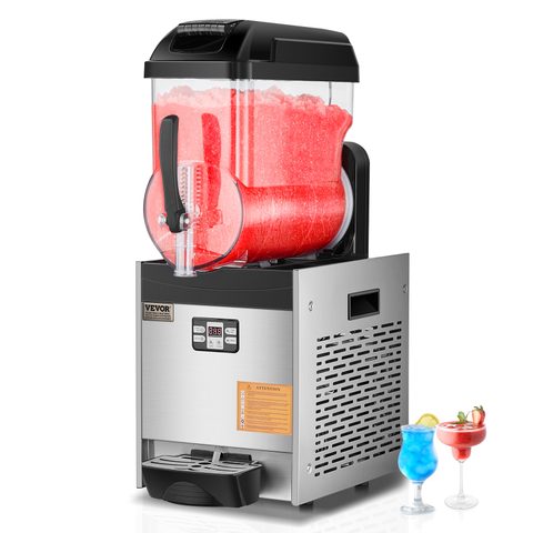 Vevor Machine à granite commerciale 12L, 48 tasses, pour restaurants cafés bars
