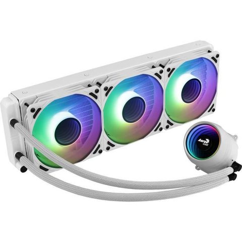 AeroCool Mirage L360 ARGB Blanc - Kit de refroidissement watercooling CPU 360mm