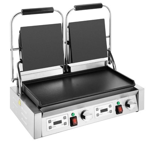 Buffalo Gril de Contact Double Plaques Lisses 3,6 kW