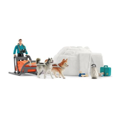 Schleich Expédition en Antarctique - 42624 - Gamme Wild Life
