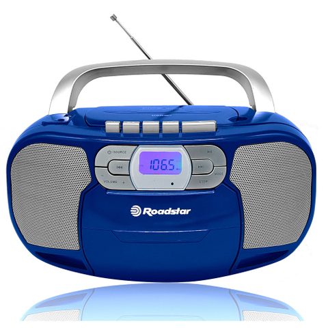 Roadstar Radio Cd Cassette Portable Numerique Pll Fm, Lecteur Cd-mp3, Usb, Aux-in Rcr-4635umpbl