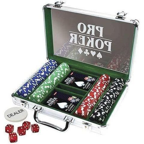 Tactic Mallette de poker ProPoker 200 jetons - 11 5g - Mixte - A partir de 11 ans