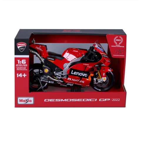 Maisto Véhicule 1 6 Moto Gp Racing Ducati Lenovo 2022 63 Bagnaia
