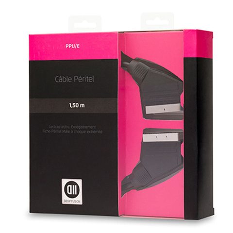 D2 Diffusion Câble Péritel Mâle 1.50 M
