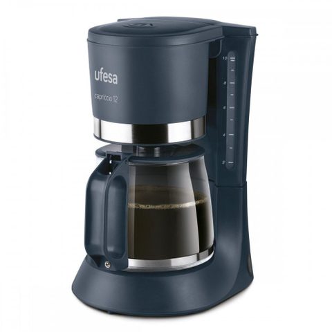 Ufesa Machine À Café Filtre Comptoir Blue Ground Coffee 12 Tasses