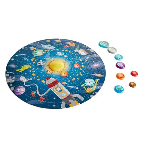 Hape Puzzle 102 Pièces Système Solaire
