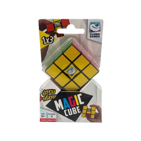 Clown Games Jeu De Puzzle Magique Clown Cube 1x3 - Un Défi Coloré Et Amusant