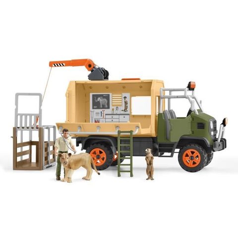 Schleich Gros Camion Sauvetage D'animaux - 42475