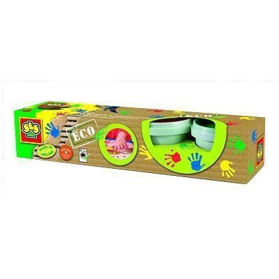 SES Creative Eco peinture à doigts 4 couleurs - Colouring and painting - Peinturer - Activité créative peinture - Age: 2+