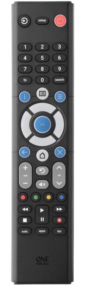 One For All Tv Replacement Remotes Urc1211 Télécommande Ir Wireless Appuyez Sur Les Boutons