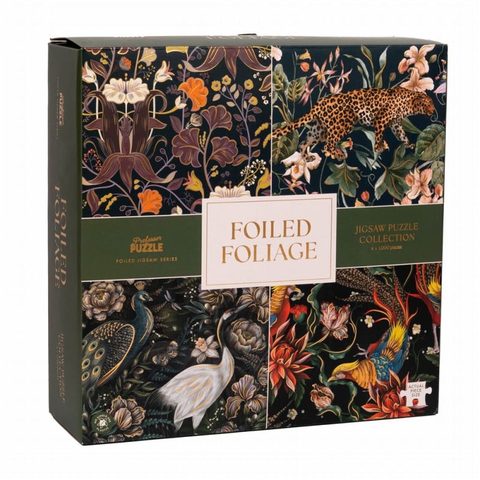 Professor Puzzle Puzzles 4 X 1000 Pièces Foiled Foliage