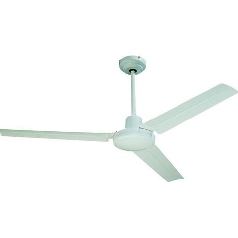 Farelek SEYCHELLES O 122 cm - Ventilateur de plafond reversible - 3 pales metal laquees blanc - 112416