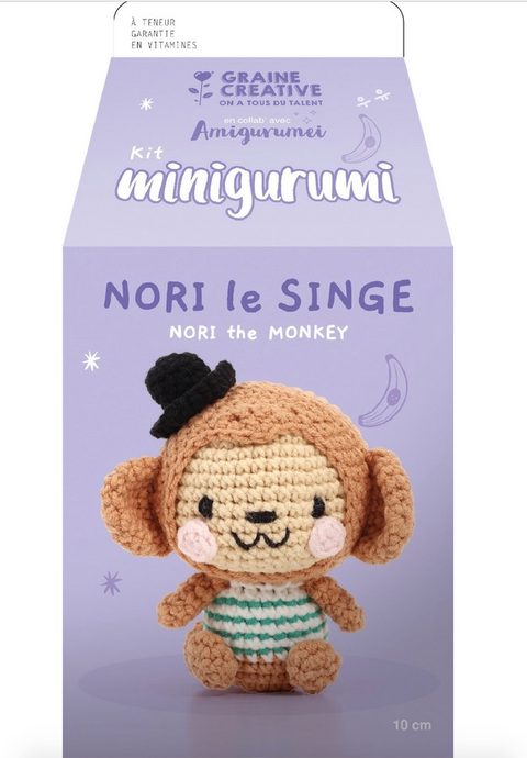 Graine Créative Kit Amigurumi Nori Le Singe Multicolor Autres