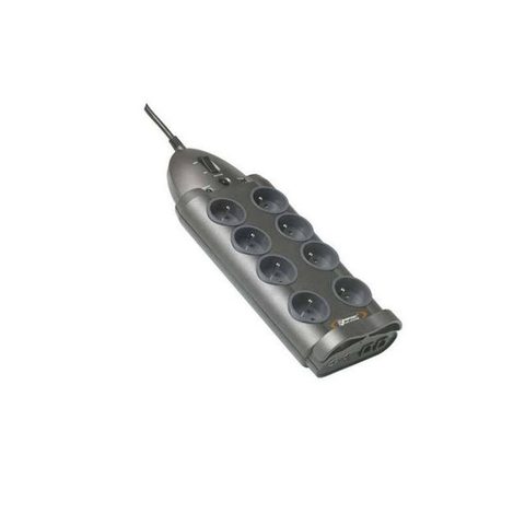 Infosec S8 Lan Tv 8 Prises Fr + 2 Rj45 + 2 Coax