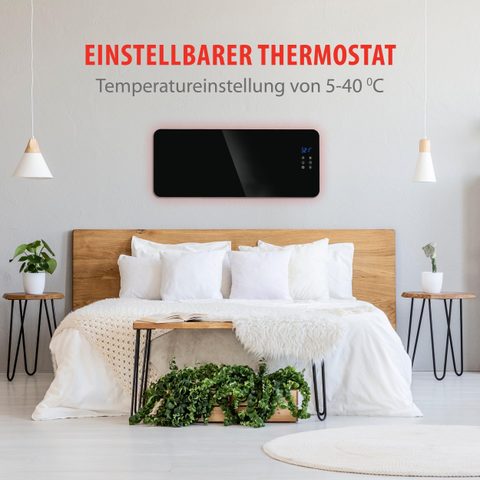 Alpina Chauffage Électrique Meaka3880/0011 2000w Avec Télécommande