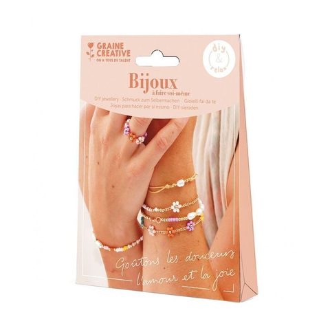 Graine Créative Kit De Bijoux 50 Cm Multicolor Perles Et Nacre