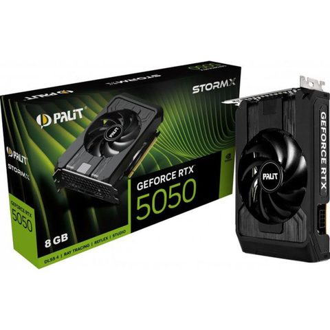 Palit GeForce RTX 5050 StormX 8GB GDDR6 Reflex 2 RTX AI DLSS4