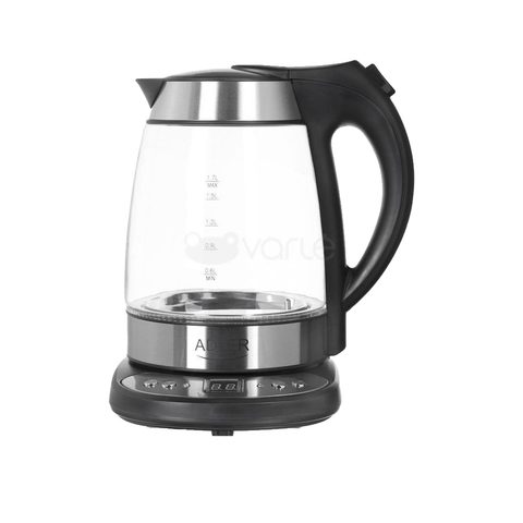Adler Bouilloire électrique AD 1247 NEW 1,7 L 2200 W Verre LCD