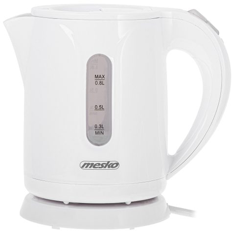 Mesko Bouilloire Électrique 0,8 L Sans Fil, Sans Bpa, Avec Arrêt Automatique, Filtre Ms1376 1600w