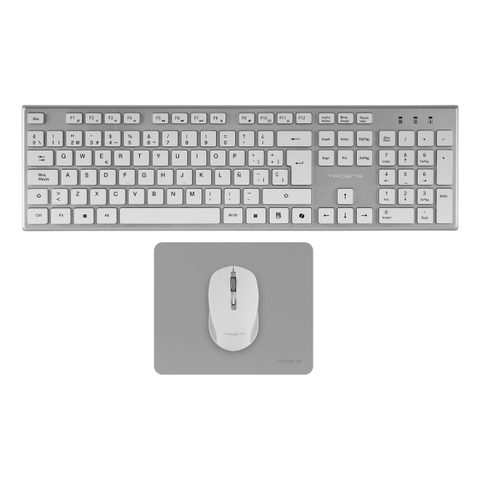 Tacens Combo Sans Fil 3en1 - ZENITH - Clavier Espagnol - Souris Optique 3200 DPI