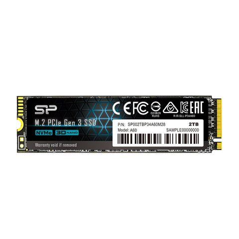 Sp Silicon Power Silicon Power P34a60 2 To M.2 Pci Express 3.0 Nvme 3d Nand