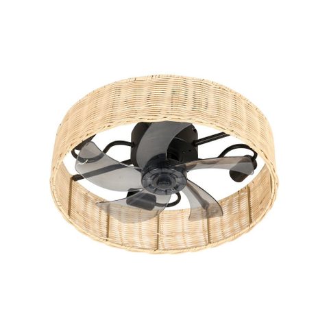 Farelek Ventilateur de Plafond avec Lumière Alyzia 20W 40cm 6 Vitesses DC Télécommande