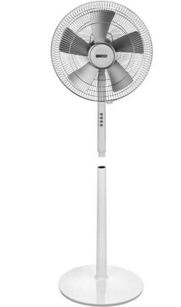 Unold ventilateur de table gris fixe 50 W 3 vitesses