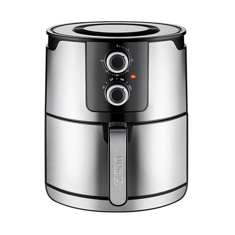 Unold 58655 Friteuse Double 5 L 1400 W Friteuse D’air Chaud Noir, Acier Inoxydable