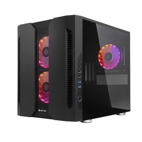 Chieftec Boîtier gaming cube - GM-02B-OP M2 - 3 ventilateurs RGB 12cm - Micro ATX