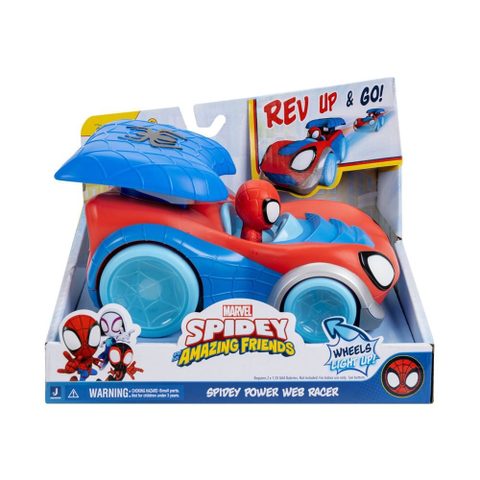 Jazwares Véhicule Racer Spidey Power Web Marvel Multicolore 20 Cm