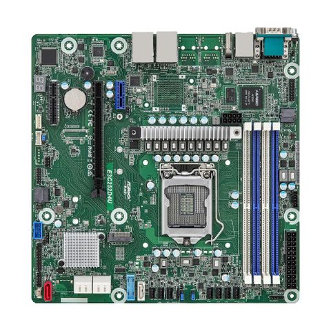 Asrock Carte Mère Micro Atx Verte Serveurs Intel Xeon