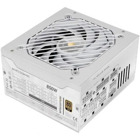 Mars Gaming Alimentation ATX entièrement modulaire MPB850PSI 850 W, garantie 10 ans, 80plus