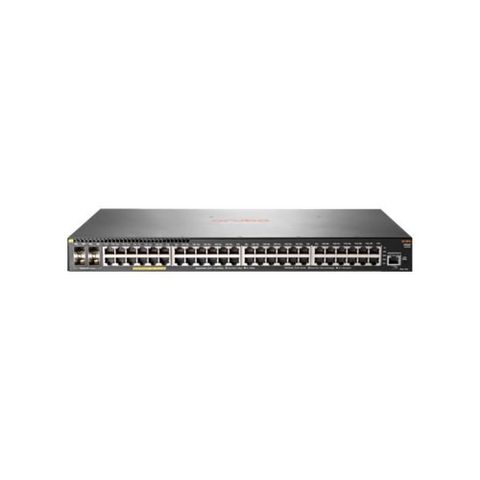 Aruba Switch Administrable Hpe 2930f 48x Gigabit Poe+ 4x Sfp+ Métal Gris 1u 442x40x439mm