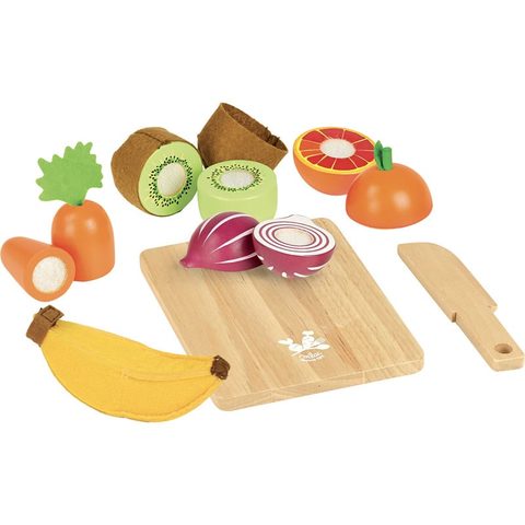 Vilac Jeu Fruits Et Légumes À Couper Jour De Marché Bois Plateau Et Couteau