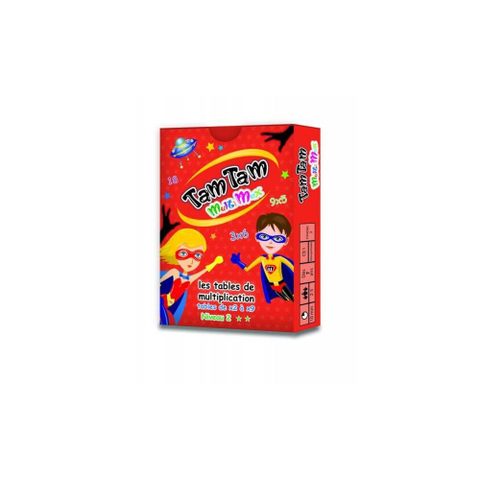 Ab Ludis Tam Tam Multimax Niveau 2 Jeu De Cartes Tables De Multiplication Orange C Éditions