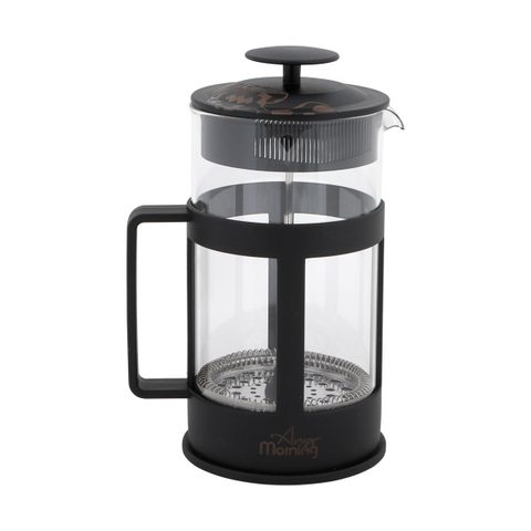Any Morning Cafetière à piston Espresso 350ml inoxydable et verre
