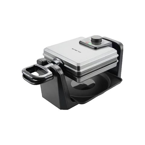 Emerio Gaufrier Argenté 1000w 4 Gaufres Belges