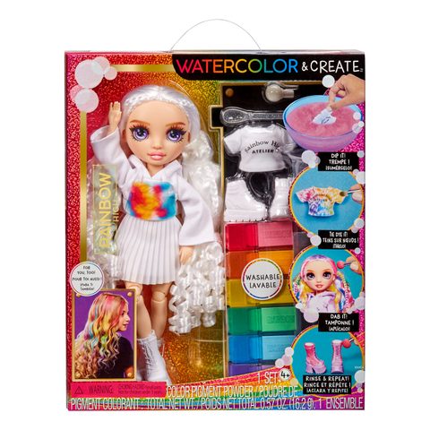 MGA Entertainment Poupée Water Color & Create RAINBOW HIGH