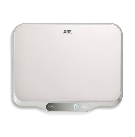 Ade Ke 1601 Ladina Acier Inoxydable Comptoir Rectangle Balance De Ménage Électronique