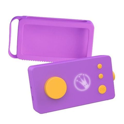 Lunii Ma Fabrique à Histoires Violette + Coque Violette - Conteuse 3-8 ans avec 24 histoires interactives