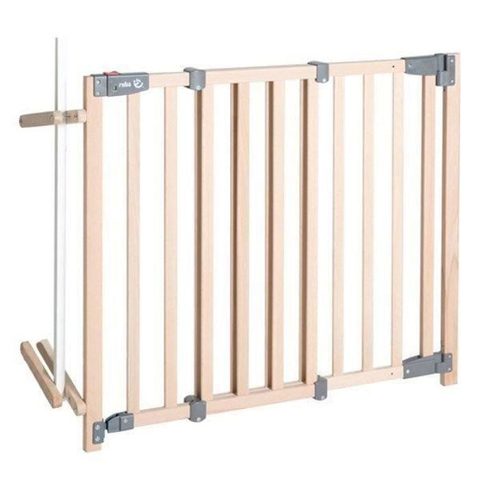 Roba Barrière de Sécurité Bébé pour Escalier Safety Up - Largeur de 93.5 à 120.5 cm - Bois