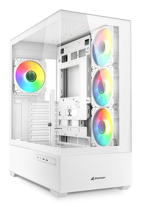 Sharkoon AK6 RGB ATX Verre Templé RGB 4 Ventilateurs 120mm