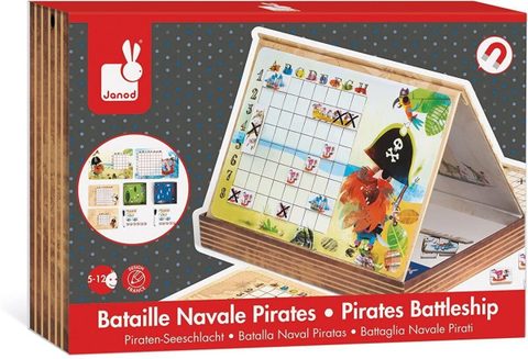 Juratoys-janod Jeu Bataille Navale Bataille Navale Pirates Multicolor Carton